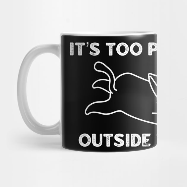 It’s Too Peopley Outside Today by KanysDenti